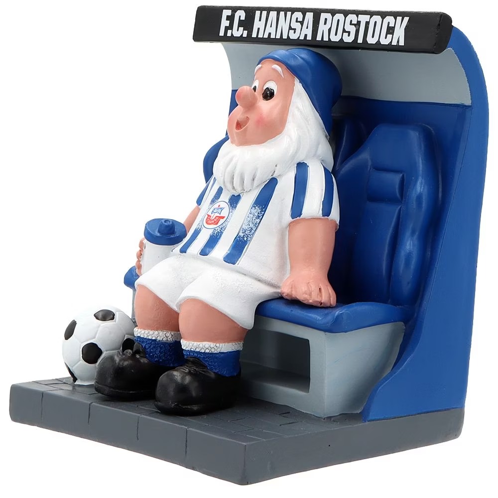 Hansa Rostock Gartenzwerg "Ersatzbank"