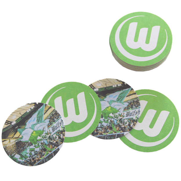 VfL Wolfsburg Bierdeckel Logo (25er Set)