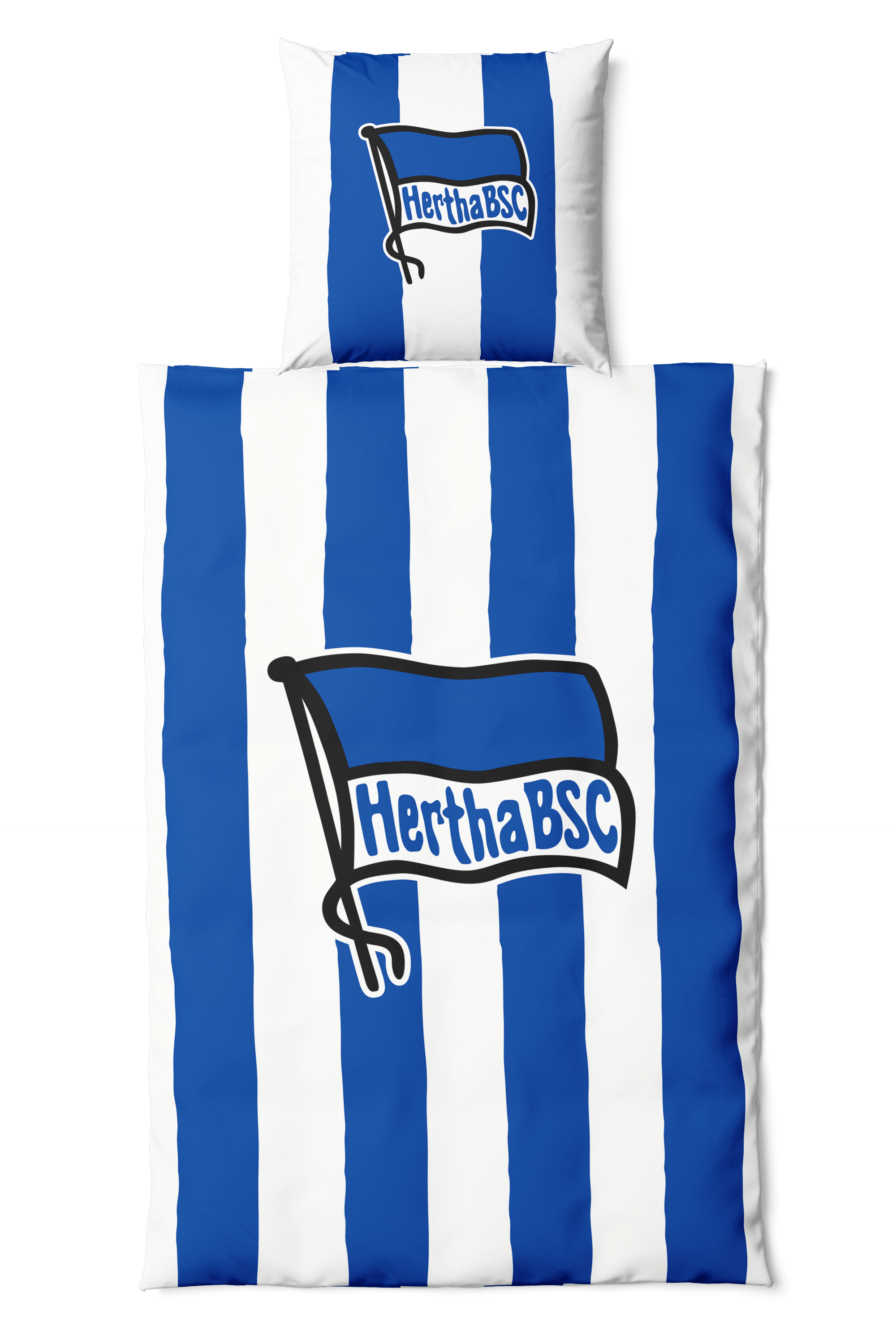 Hertha BSC Bettwäsche blau weiß