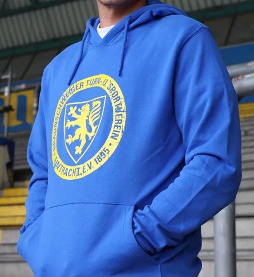 Eintracht Braunschweig Hoodie logo blau