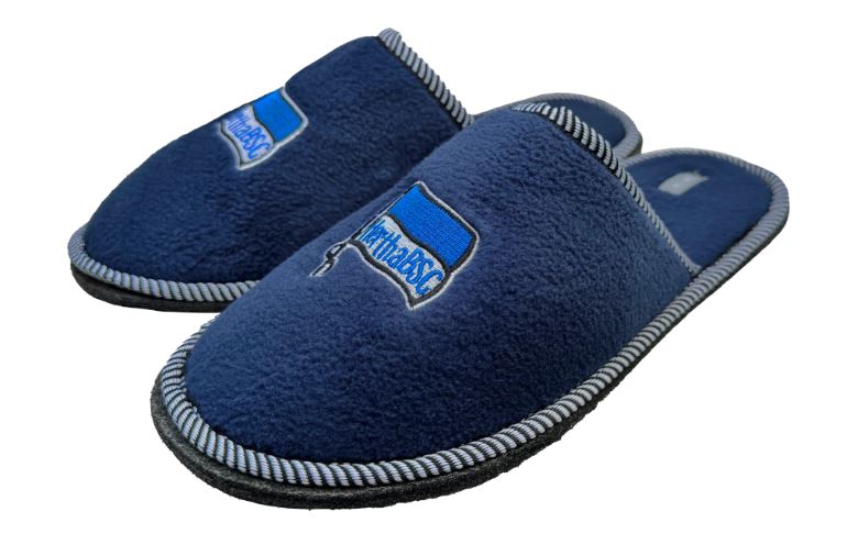 Hertha BSC Pantoffeln Navy