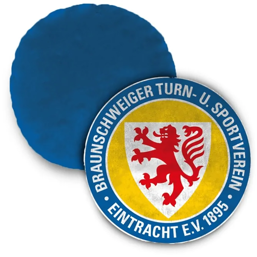 Eintracht Braunschweig Kissen Logo rund