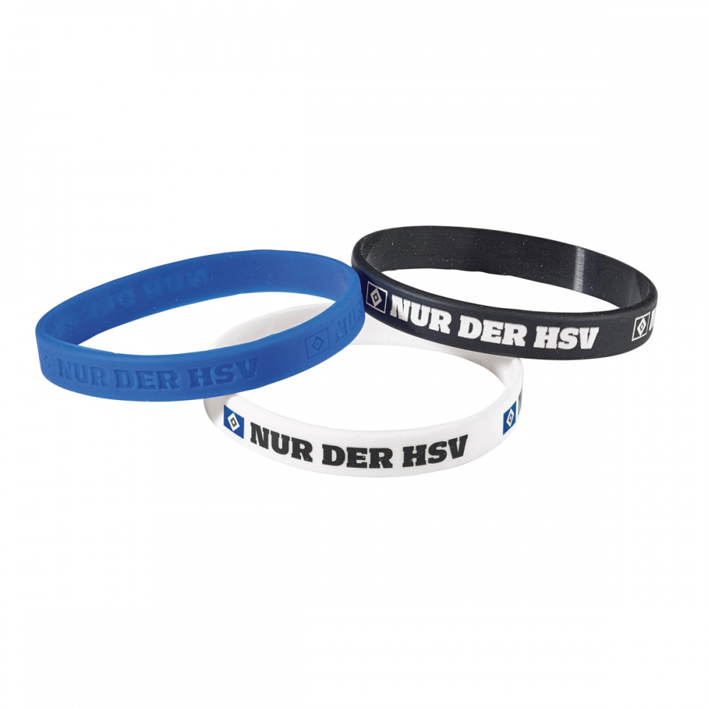 HSV Silikon-Armbänder 3er-Set