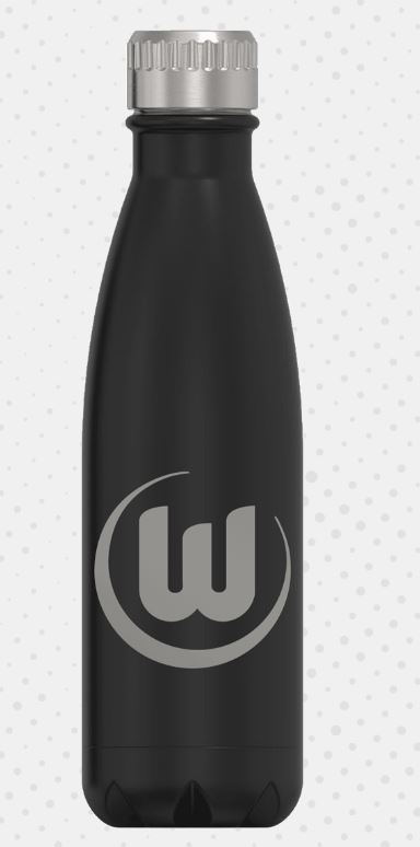 VfL Wolfsburg Trinkflasche Edelstahl
