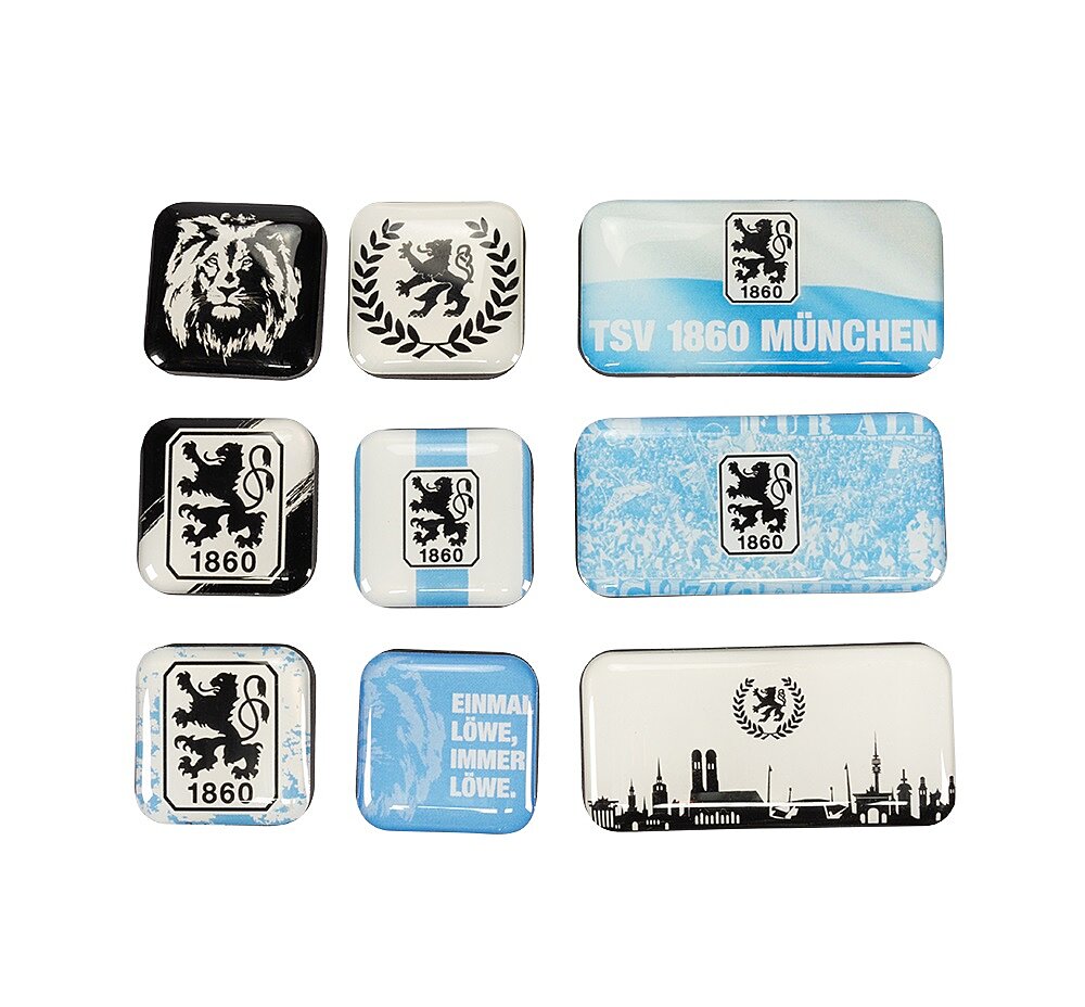 TSV 1860 München Magnet Victory 9er Set