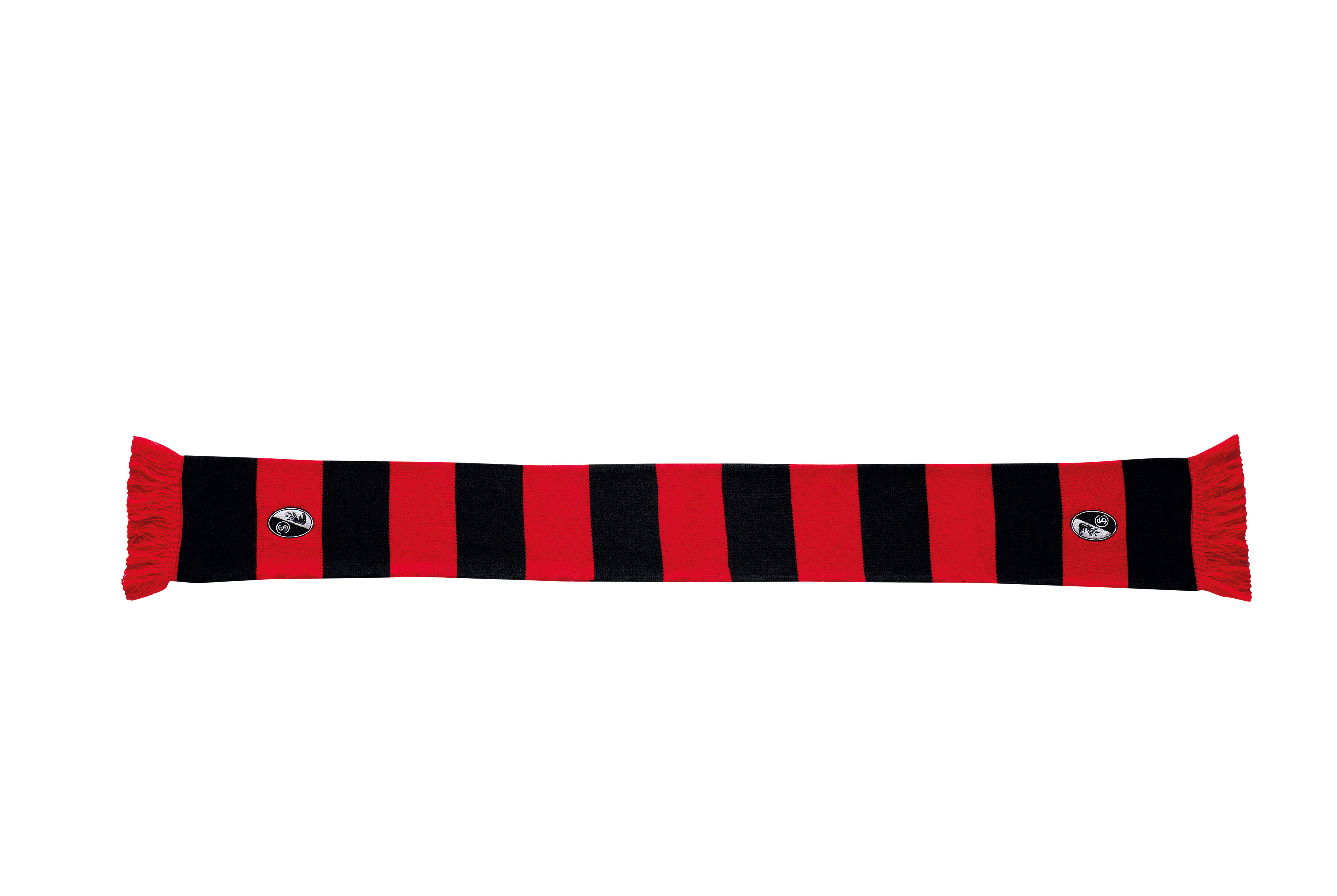 SC Freiburg Blockschal rot/schwarz