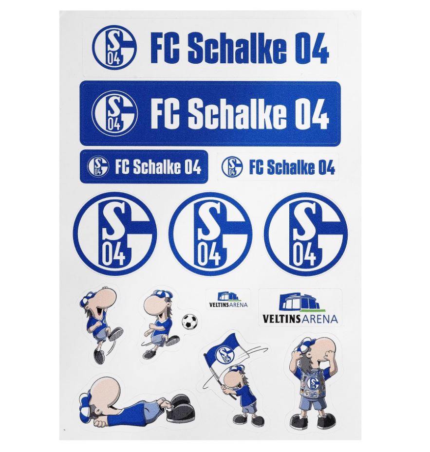 FC Schalke 04 Aufkleber-Bogen A5
