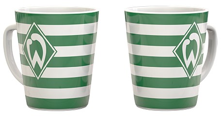 SV Werder Bremen Tasse Streifen