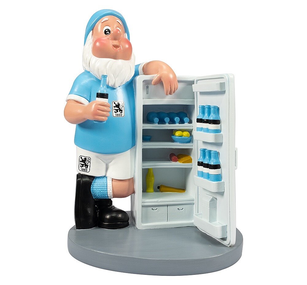 TSV 1860 München Gartenzwerg Kühlschrank groß