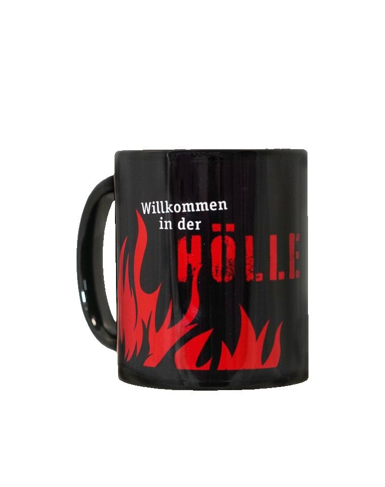 FCK Tasse Willkommen in der Hölle (schwarz)