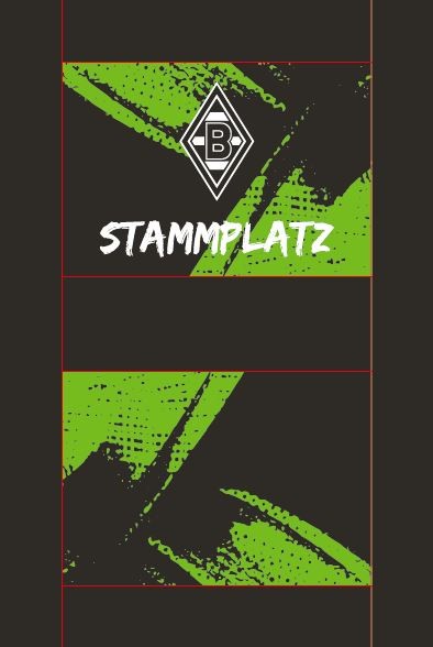 Borussia M´Gladbach Sitzkissen "Stammplatz"