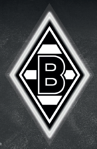 Borussia M´Gladbach Acryl-LED-Raute