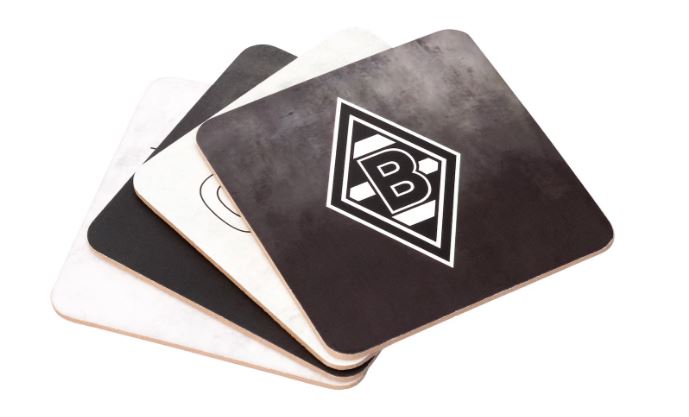 Borussia M´Gladbach Untersetzer-Kork 12-er Set