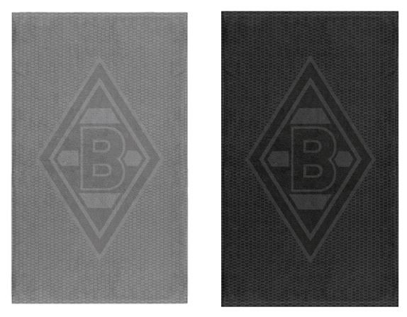 Borussia M´Gladbach Gästehandtuch Set „grey“
