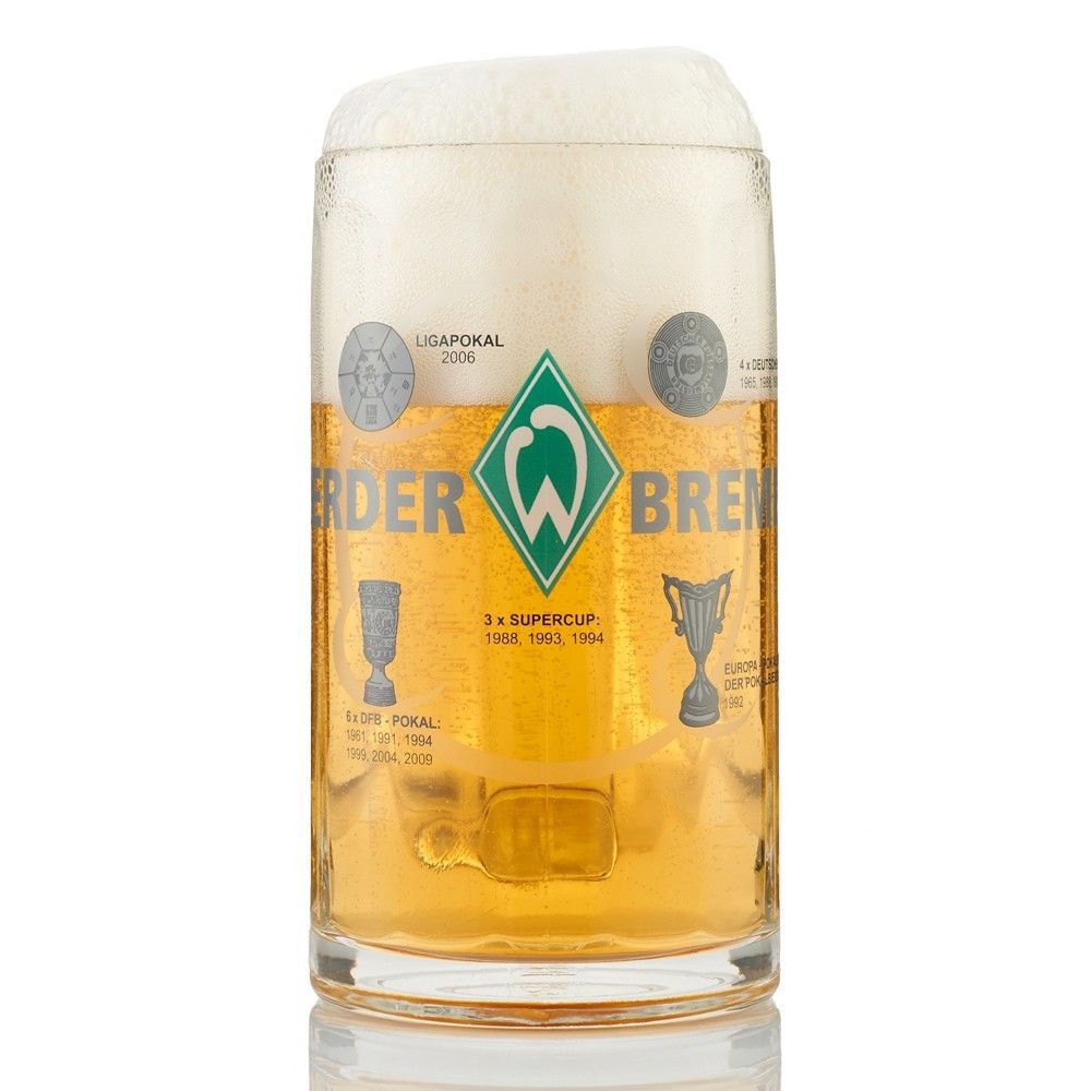 SV Werder Bremen Bierglas "Erfolge"