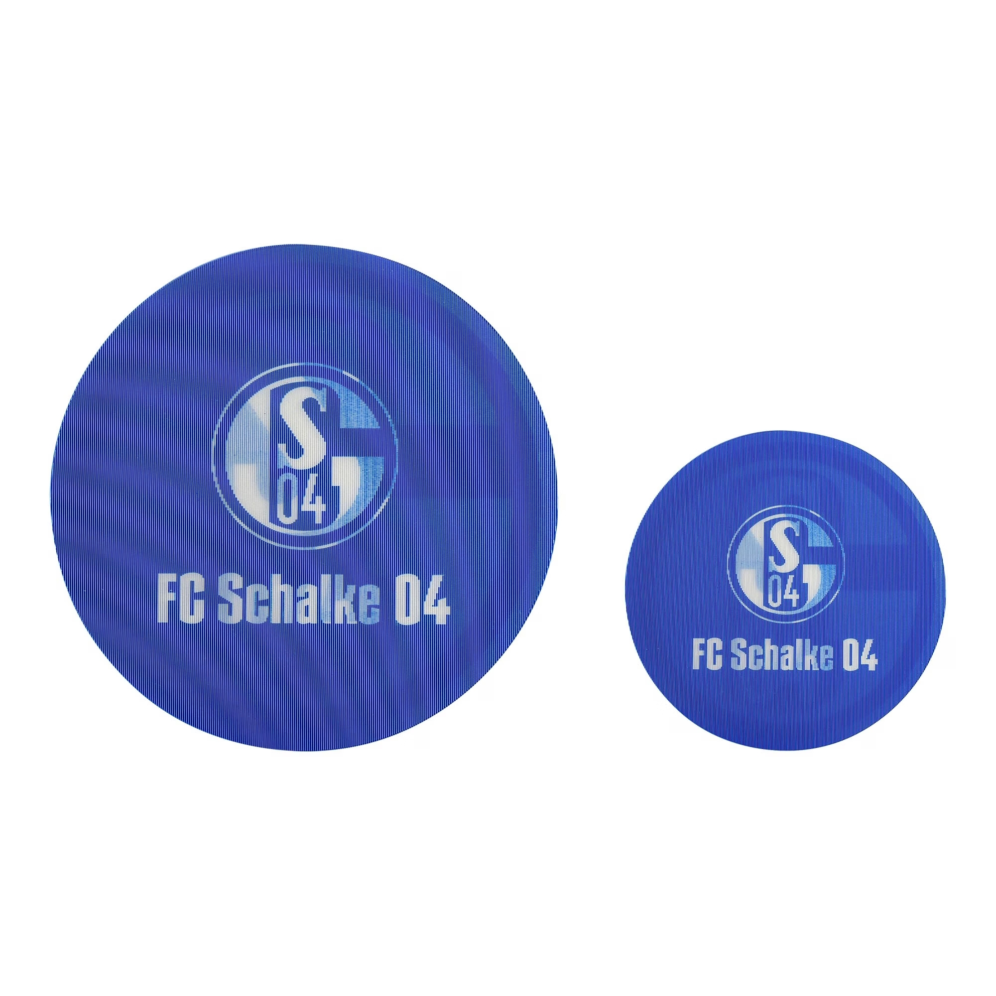 FC Schalke 04 Aufkleber-Set Logos königsblau